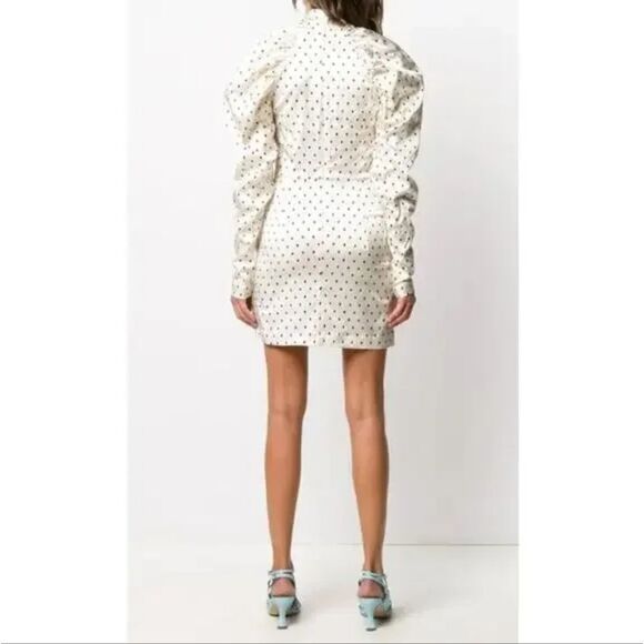 Rotate Birger Polka Dot Long Sleeve Dress - Picture 7 of 13